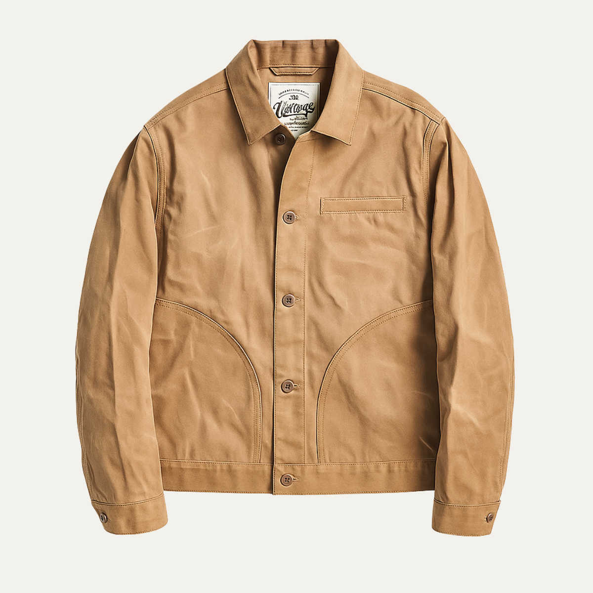 Classic Mens Waterproof Canvas Parka Jacket - OutfitLondon
