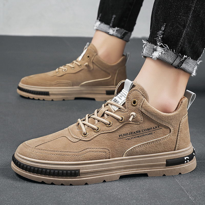 Crusty Leather Work Boots
