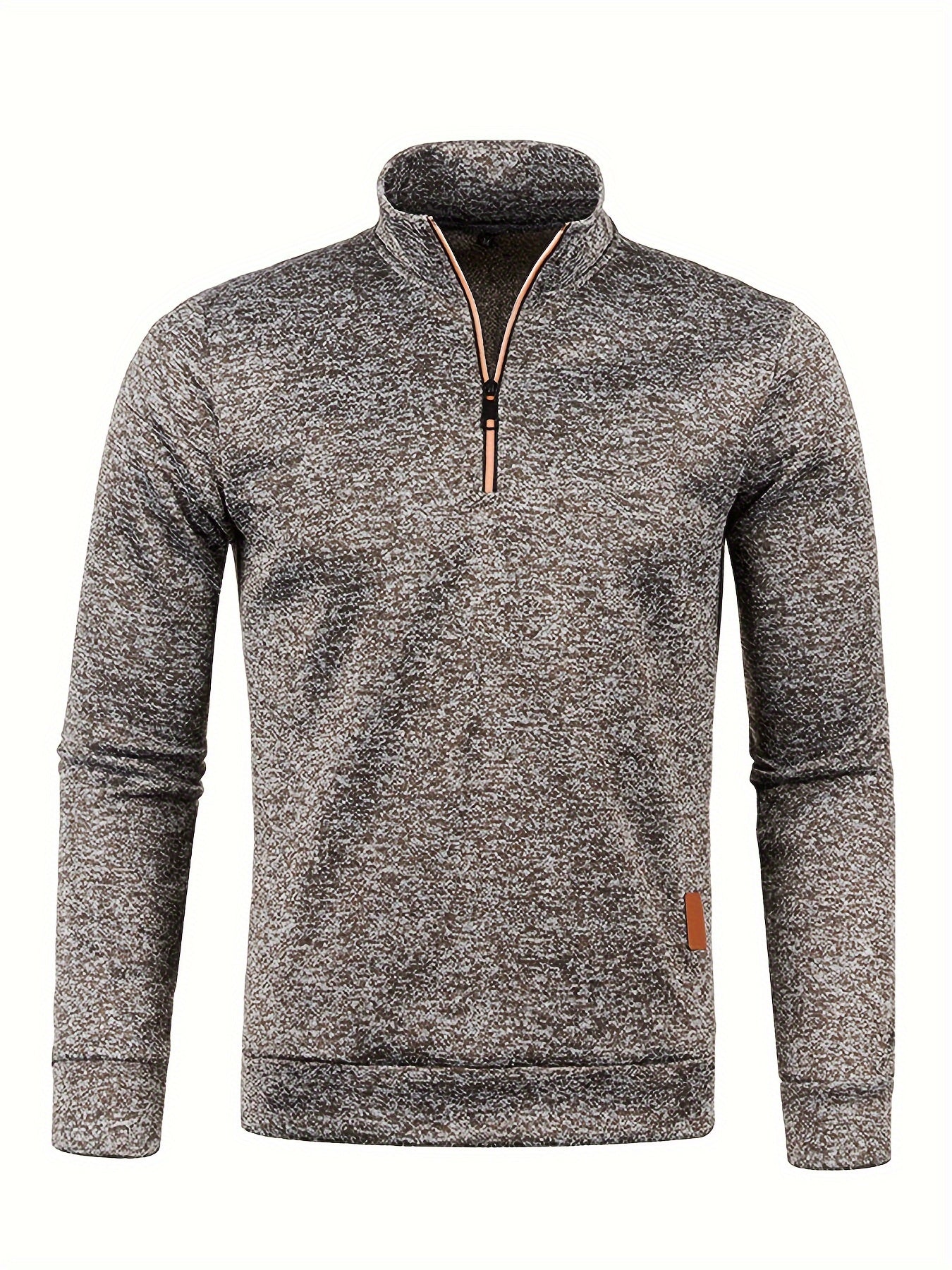Cozy Fleece Quarter Zip Pullover Sweater