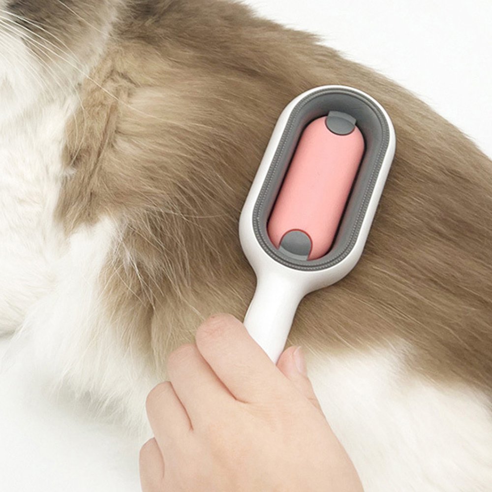 Multifunctional pet cleaning brush