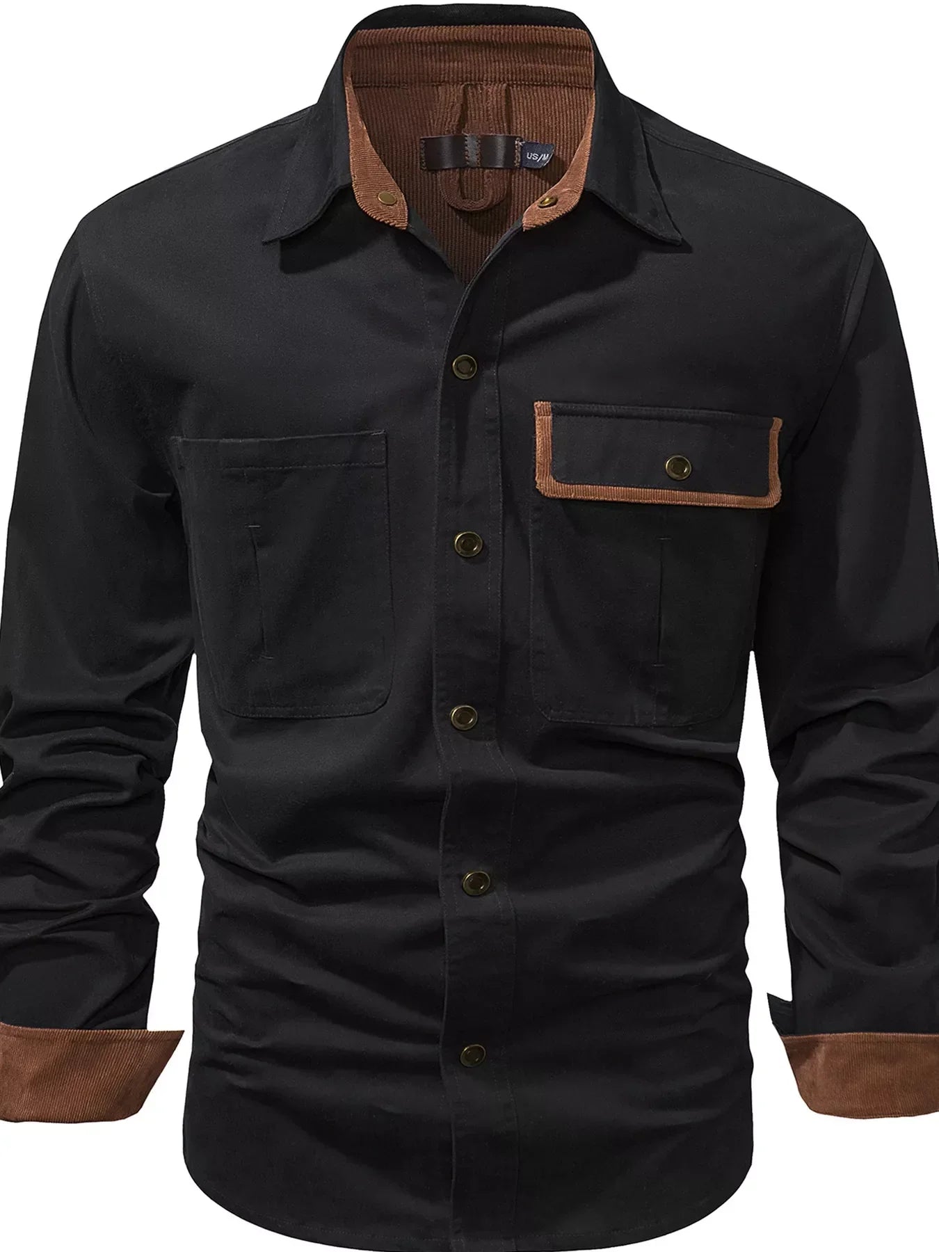 Casual Loose Fit Mens Dress Shirt