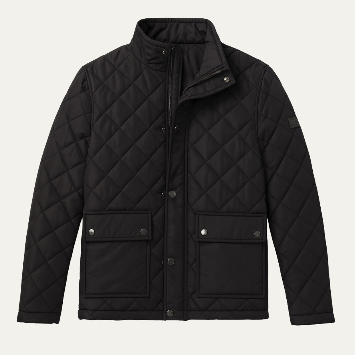 Warm Quilted Mens Insulated Winter Parka Jacket - OutfitLondon