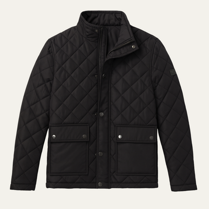 Warm Quilted Men's Barn Coat