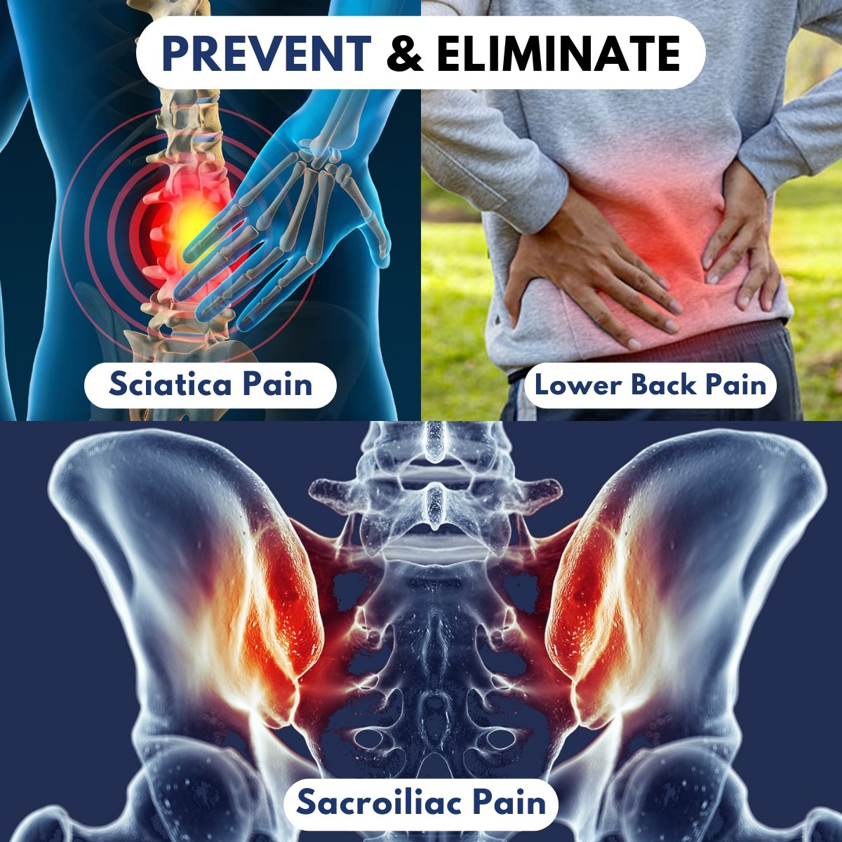 Belt - Sacroiliac, Sciatica & Lower Back Pain Belt