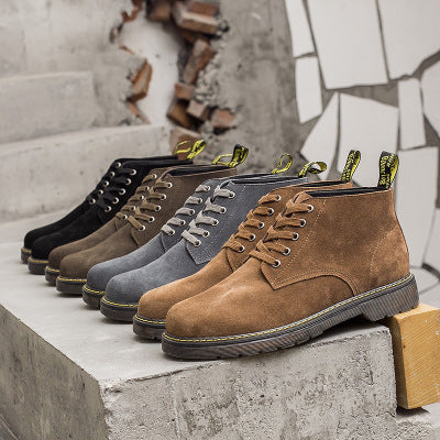 Men's Classic Leather Lace-Up Boots