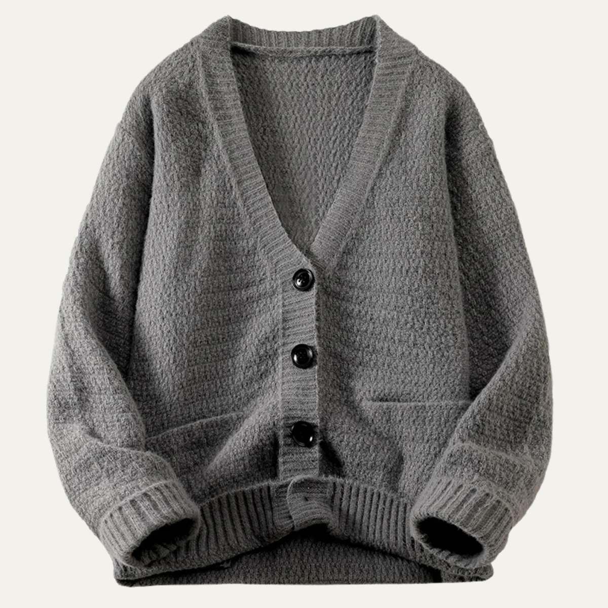 Men's Casual Soft Knit Cardigan Sweater