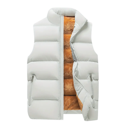 Warm Men's Fleece Lined Body Warmer Jacket