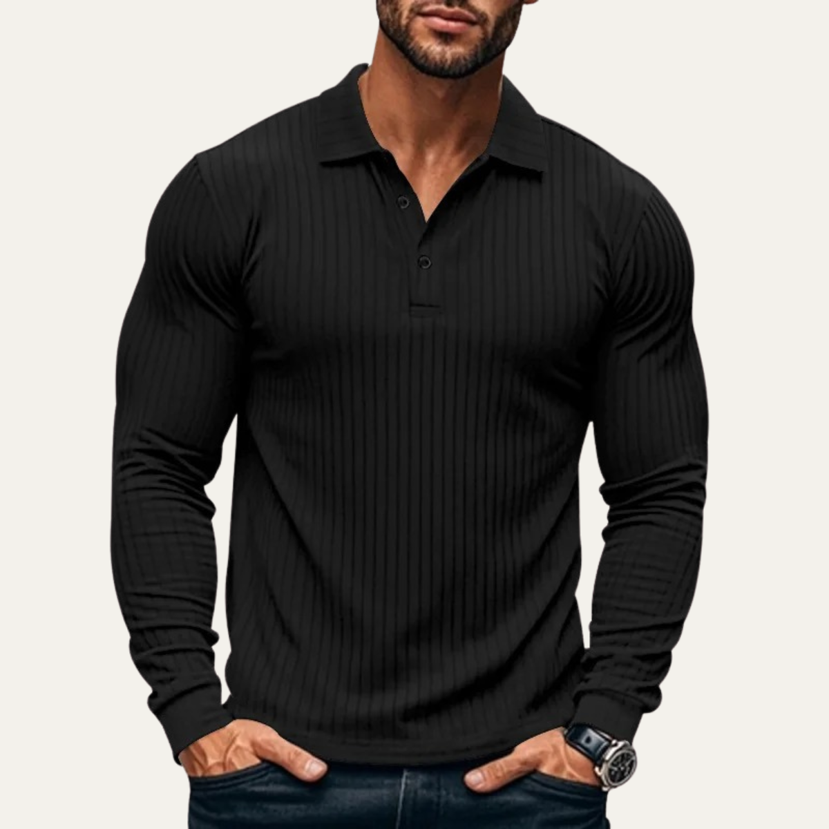 Relaxed Fit Men's Classic Polo Shirt