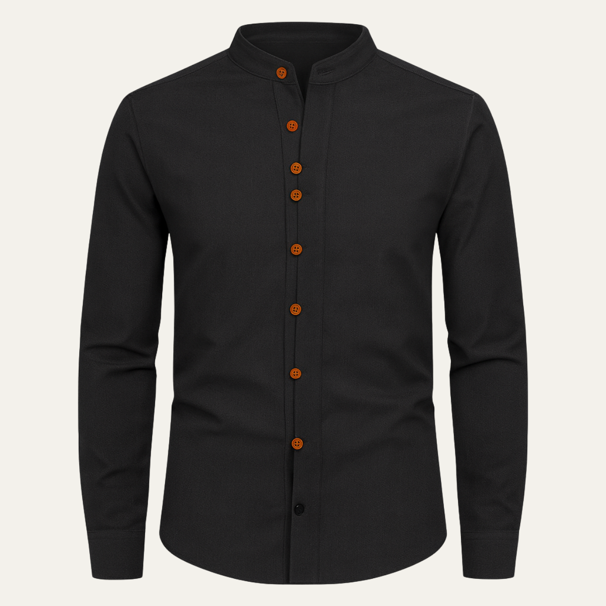 Classic Men's Linen Button Down Collar Shirt - OutfitLondon