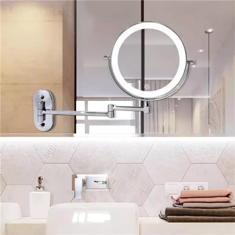 Bright LED Illuminated Makeup Mirror with Flexible Arm - OutfitLondon
