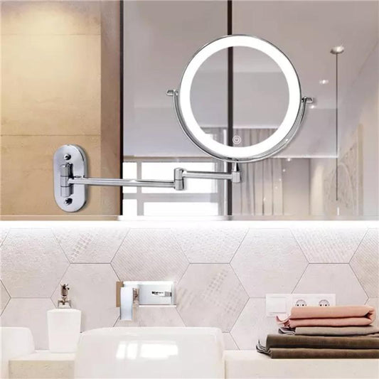 Bright LED Illuminated Makeup Mirror with Flexible Arm - OutfitLondon