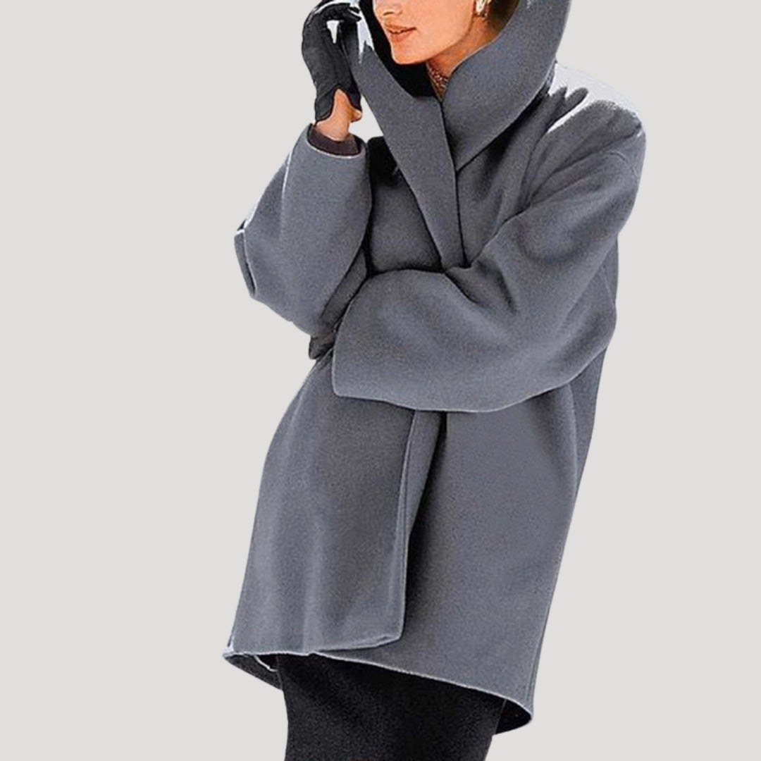 Premium Long Wool Women's Coat - Soft Edition