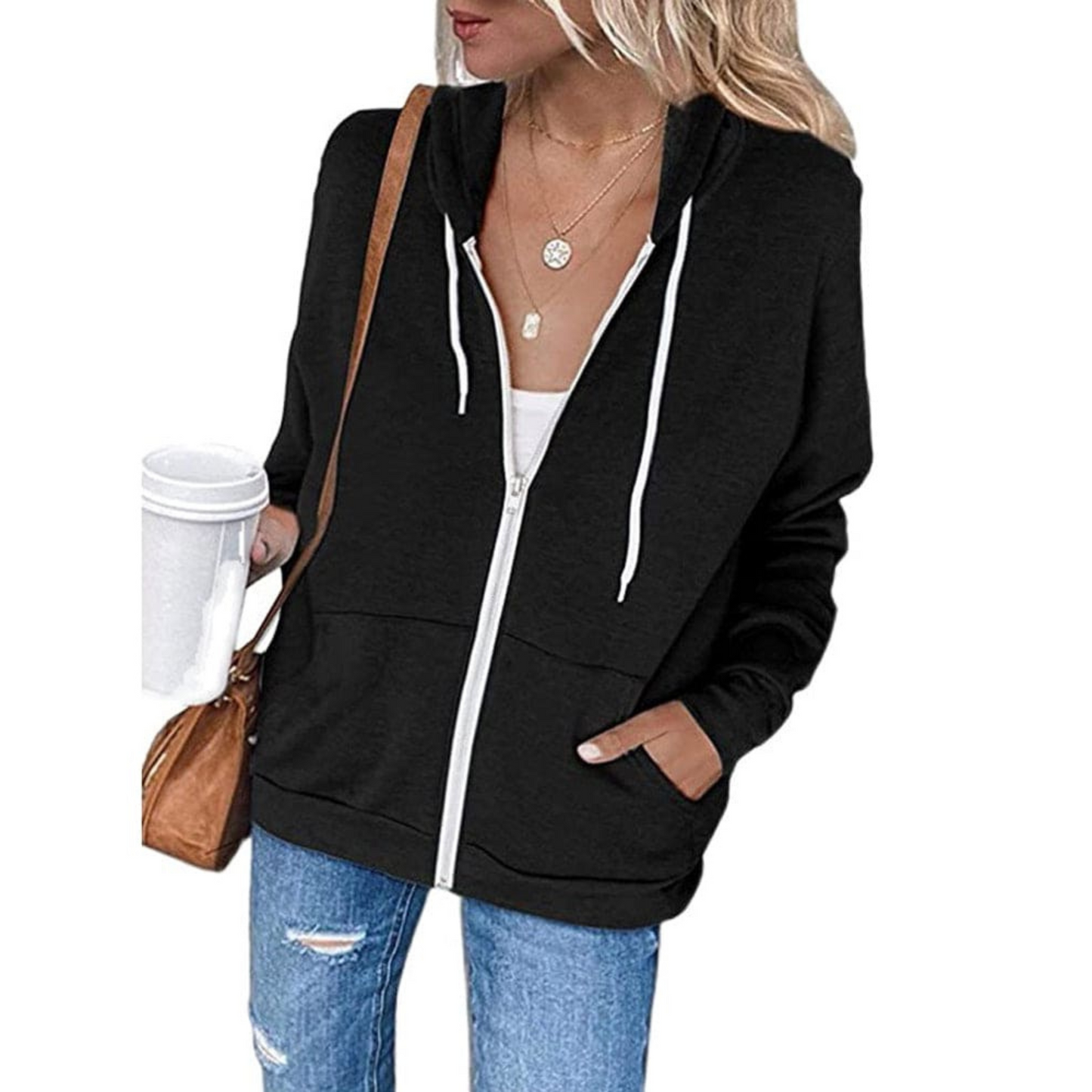 Women's Hoodie | Stylish Fleece Jacket - OutfitLondon
