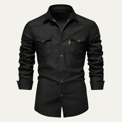 Classic Blue Jeans Shirt for Men