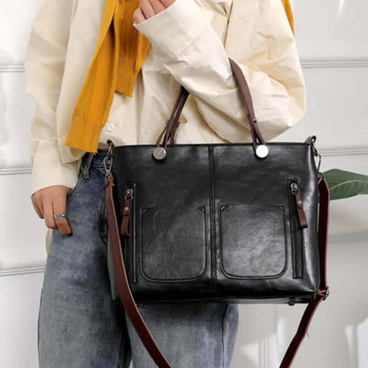 Stylish Ladies Crossbody Handbag with Pockets