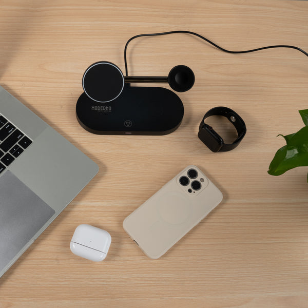 Premium 3 in 1 Fast Wireless Charging Stand