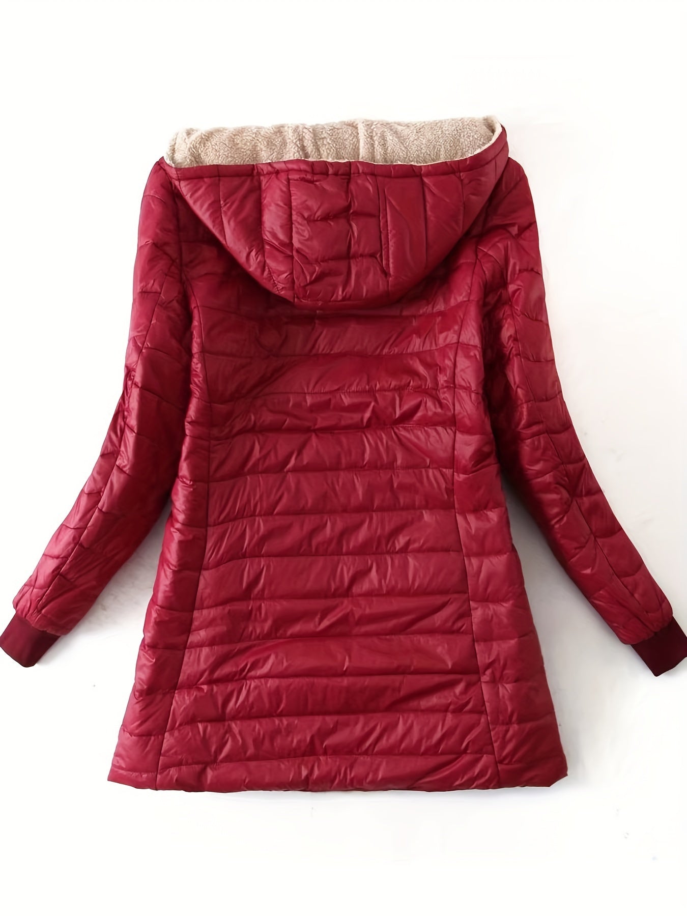 Warm Lightweight Fleece Puffer Coat