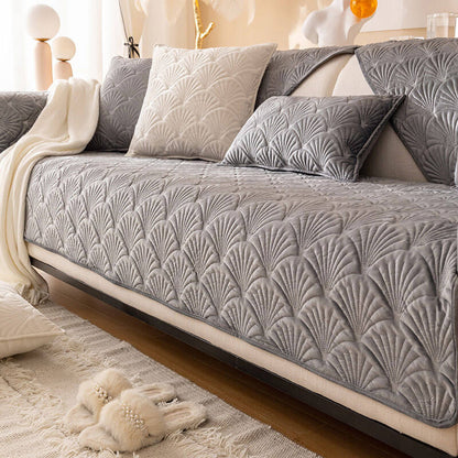 Anti-Slip Sectional Couch Cover,  Thicken Sofa Slipcover