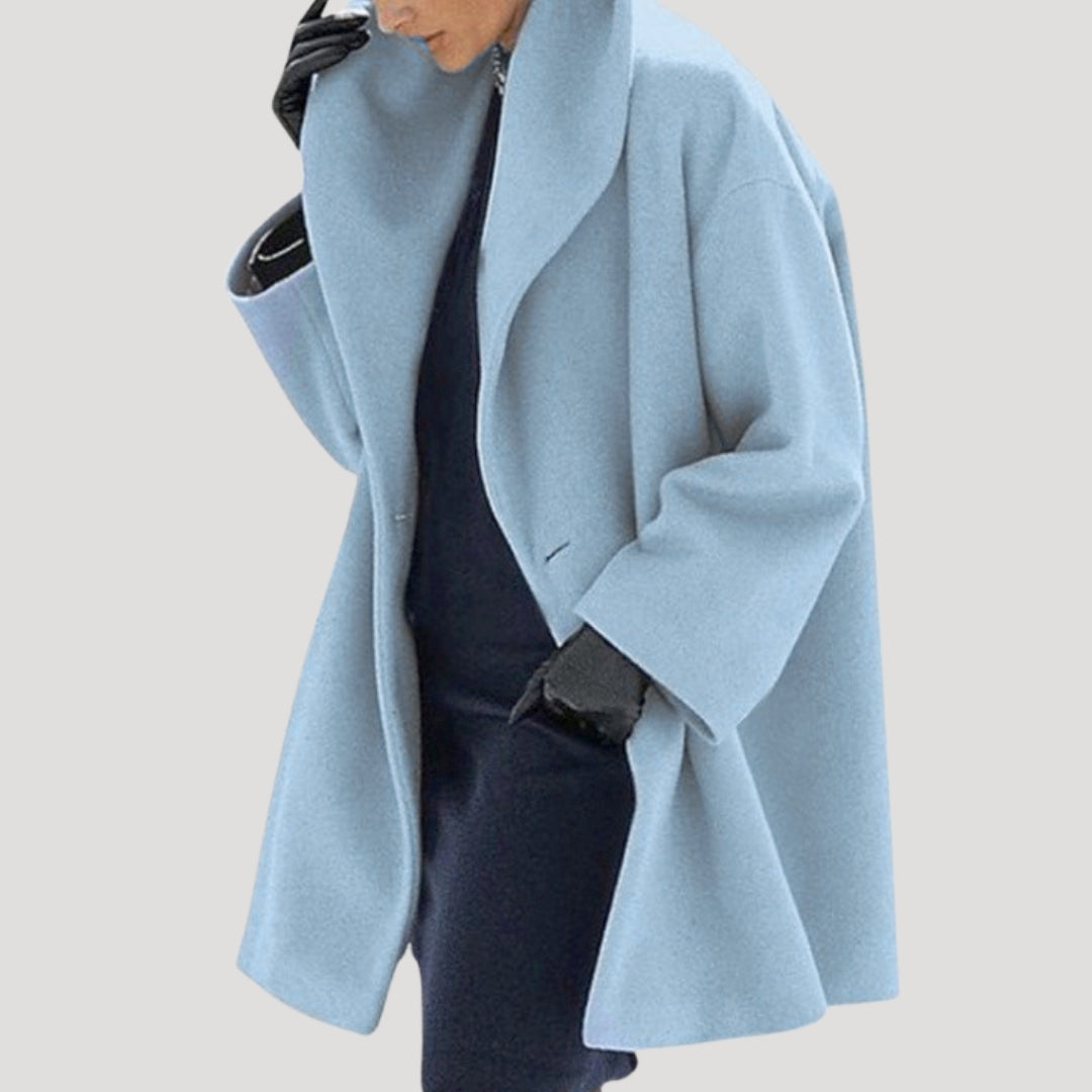 Premium Long Wool Women's Coat - Soft Edition
