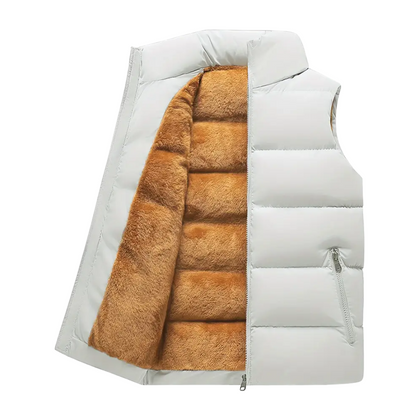 Warm Men's Fleece Lined Body Warmer Jacket