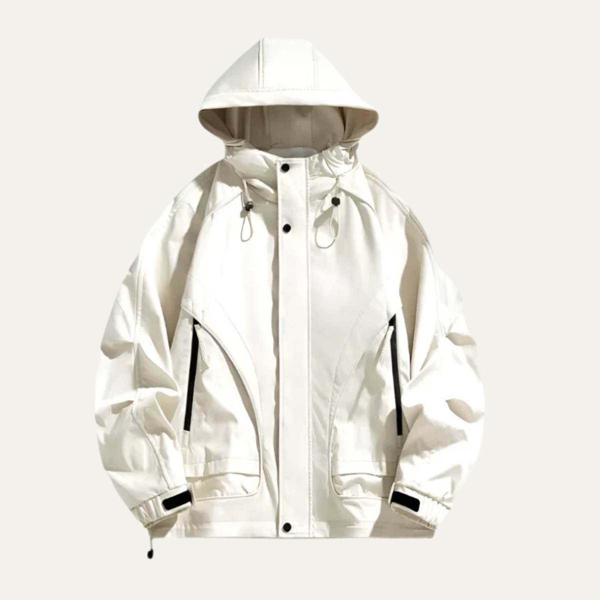 Waterproof Men's Windbreaker Jacket - Lightweight Hooded Coat