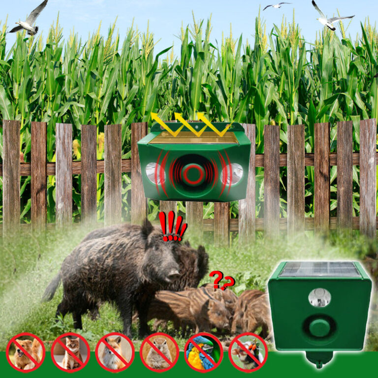 New Beast Repellent Solar Warning Lights With Loud Volume