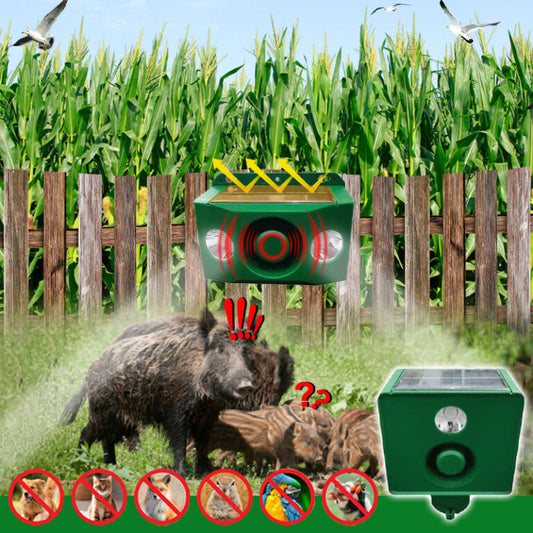 New Beast Repellent Solar Warning Lights With Loud Volume