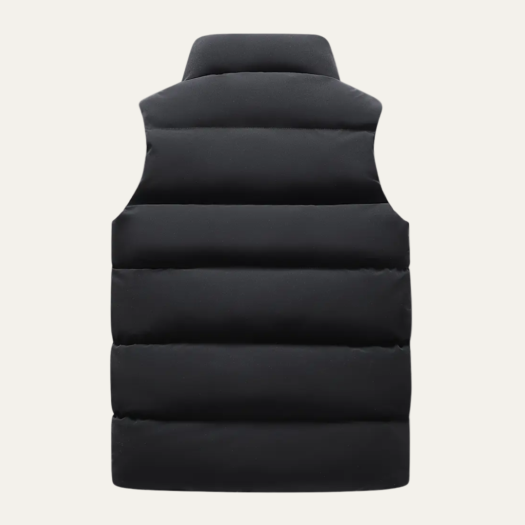 Warm Insulated Sleeveless Puffer Vest for Men
