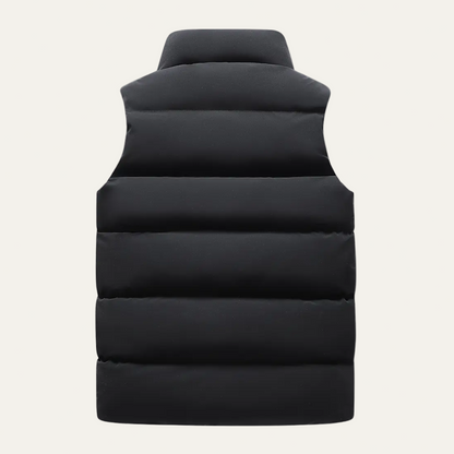 Warm Insulated Sleeveless Puffer Vest for Men