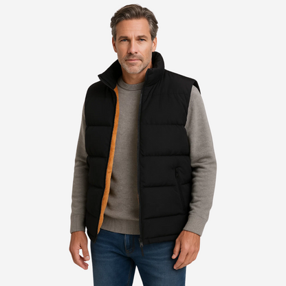 Warm Men's Fleece Lined Body Warmer Jacket