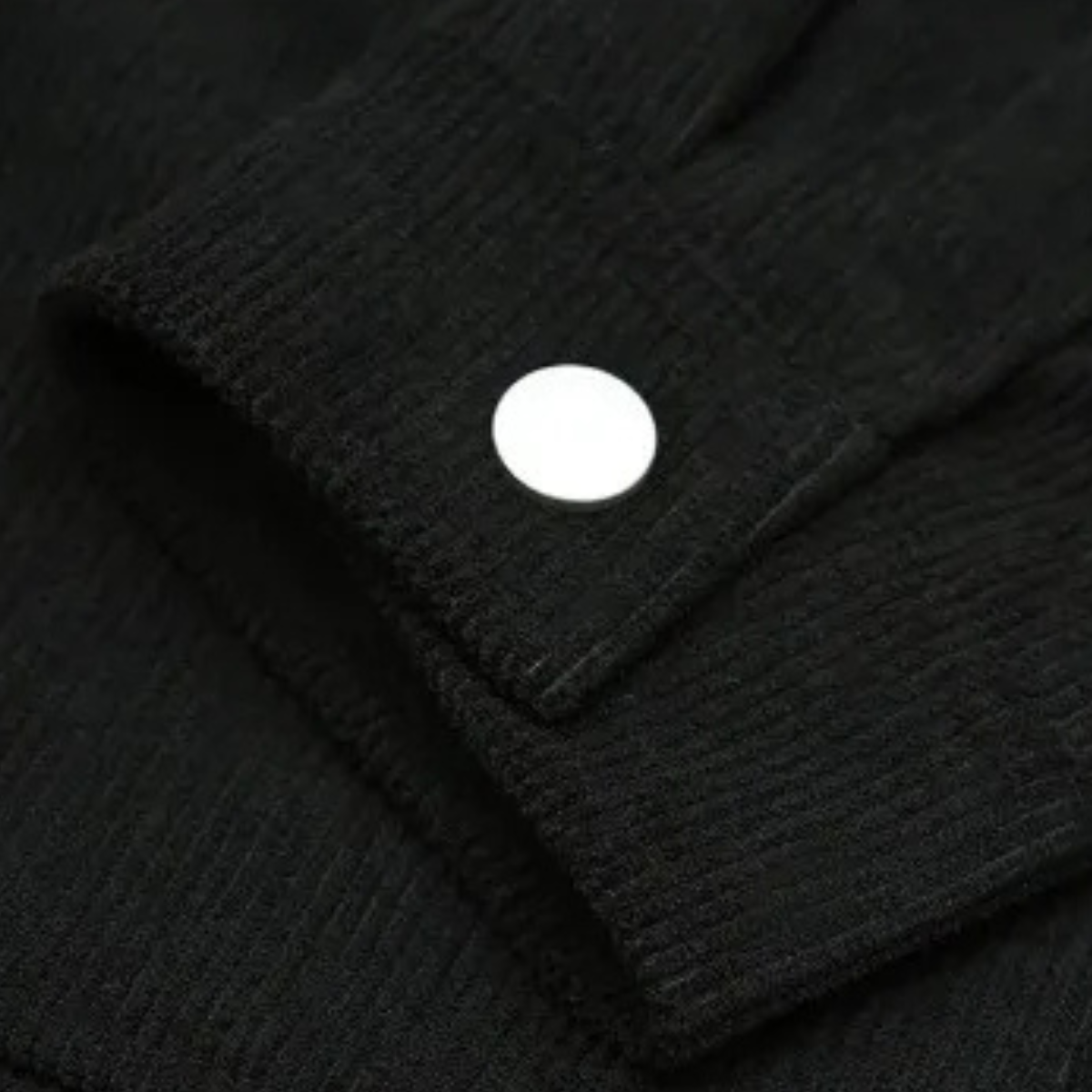 Rustic Men's Corduroy Button Down Jacket with Lapel Collar