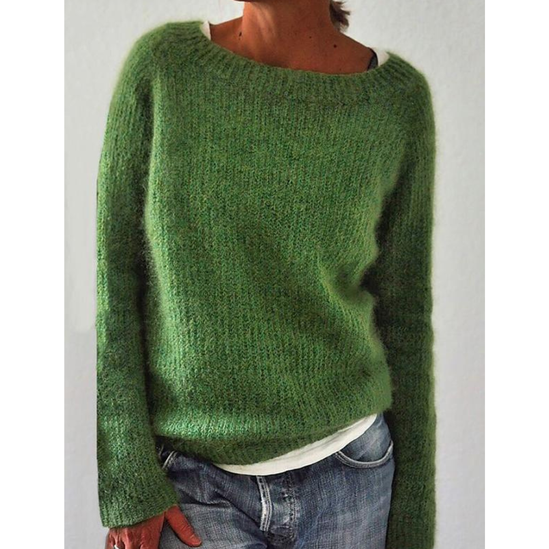 Warm Winter Cable Knit Sweater for Women - OutfitLondon