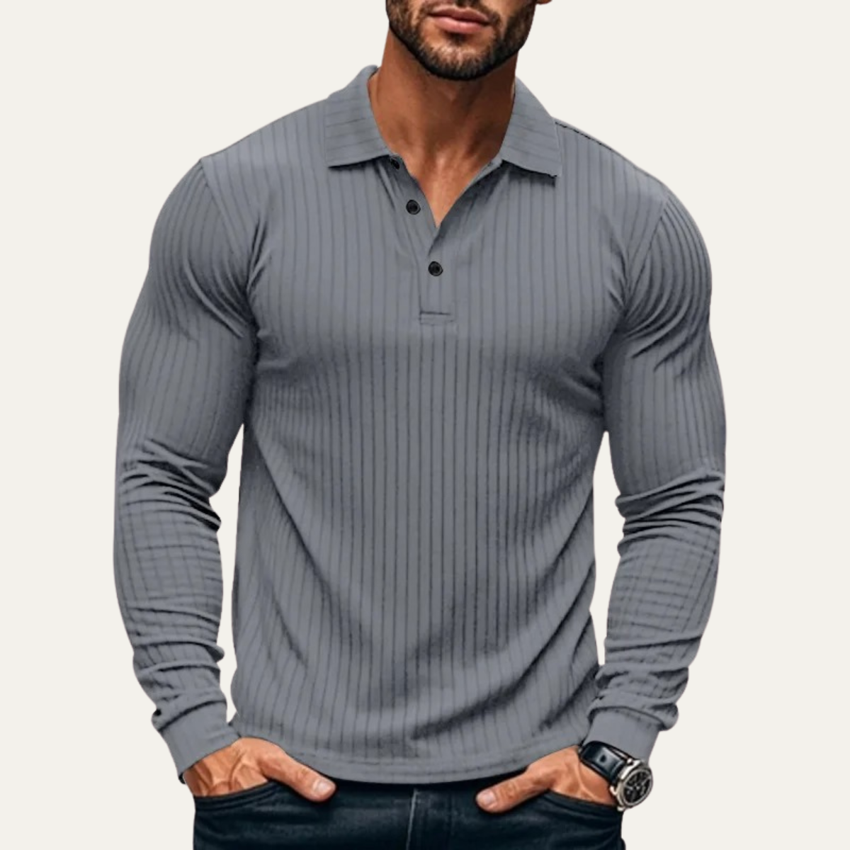 Relaxed Fit Men's Classic Polo Shirt