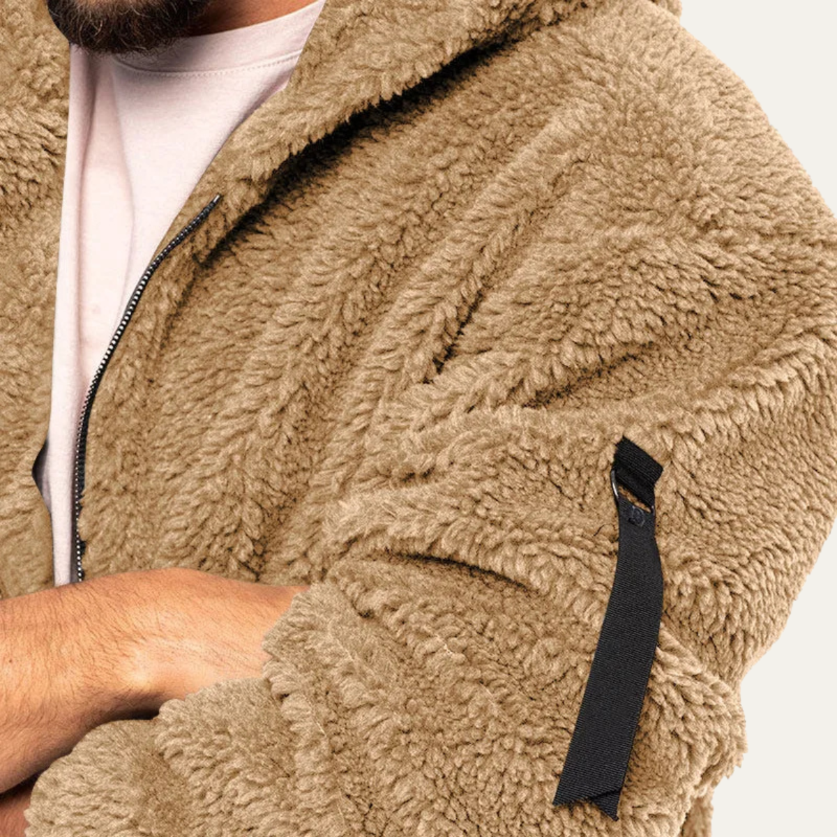 Cozy Men's Thick Reversible Fleece Winter Jacket