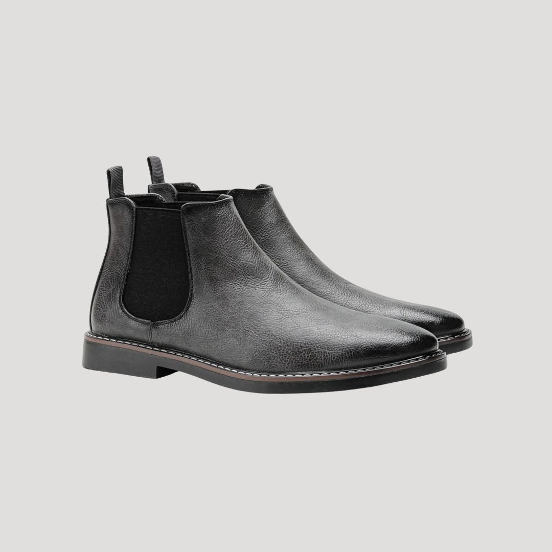 Insulated Waterproof Leather Ankle Boots