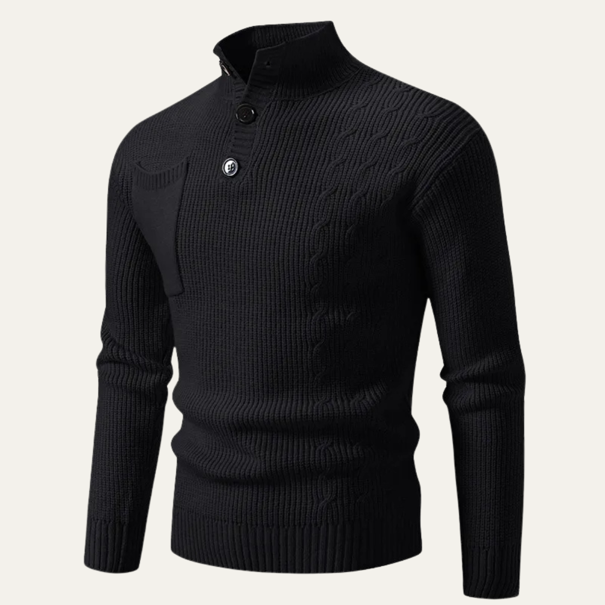 Men's Stylish Crew Neck Winter Knit Sweater