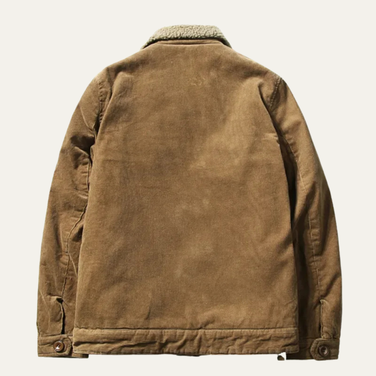 Rugged Mens Corduroy Insulated Winter Coat
