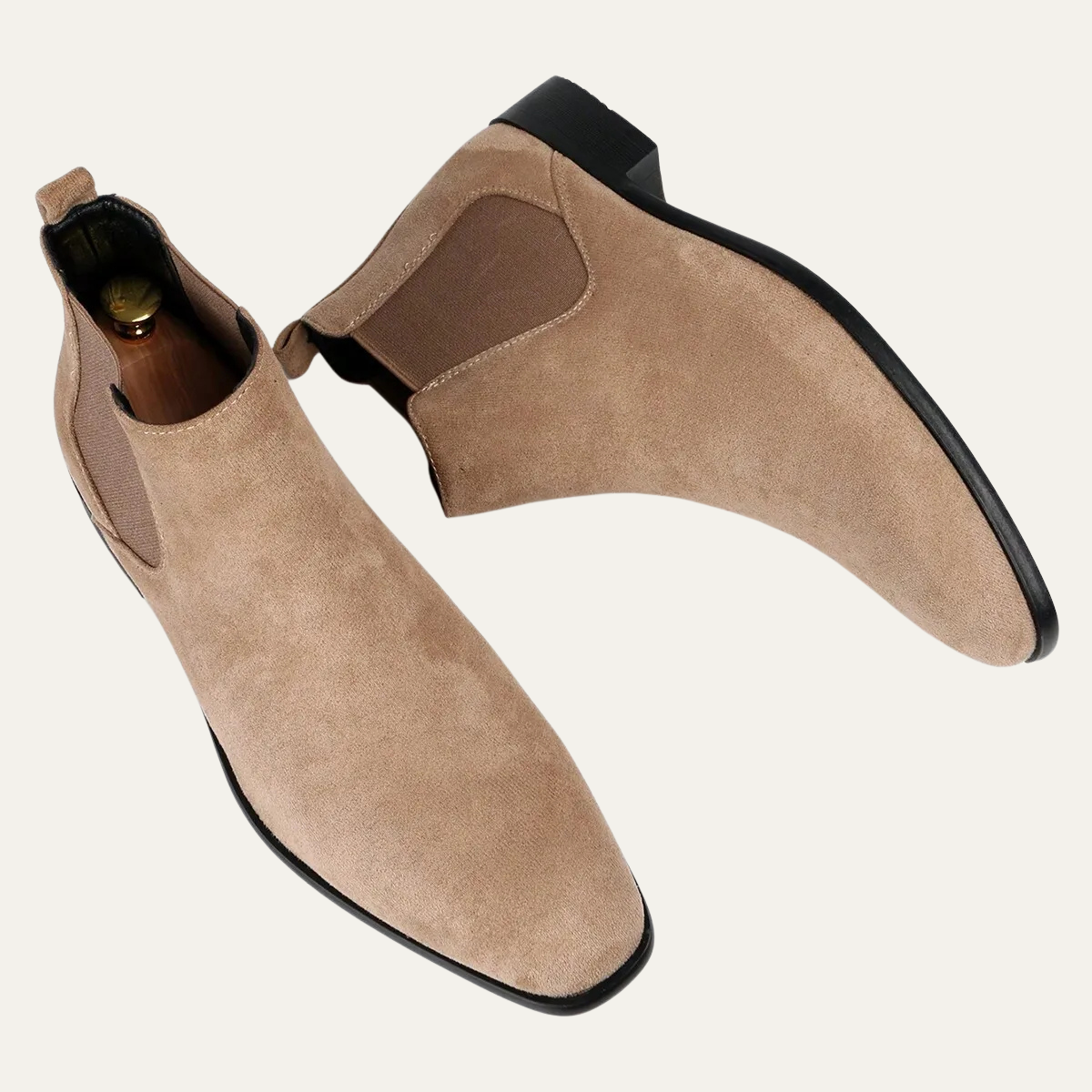 Comfortable Men's Suede Elastic Ankle Boots