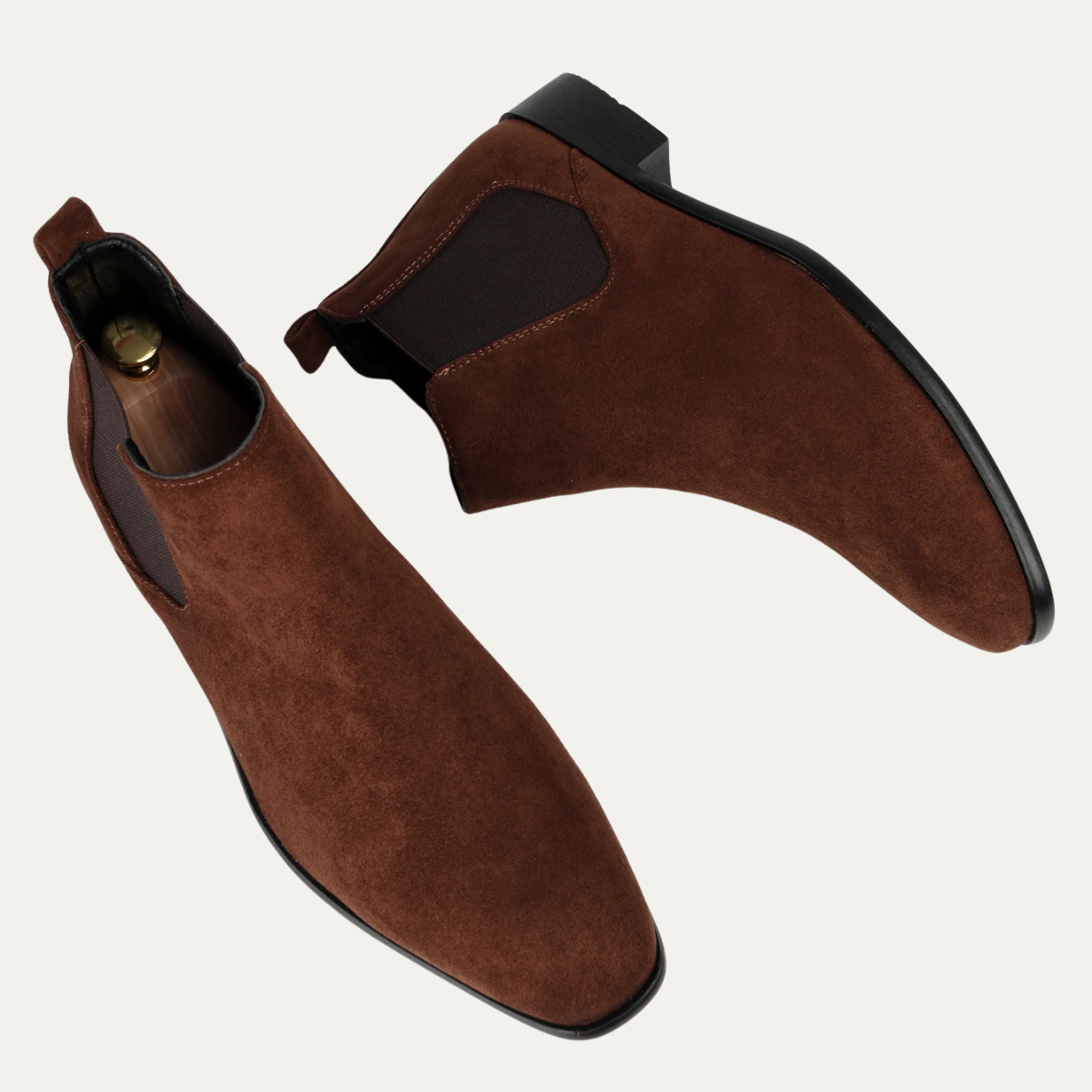 Comfortable Men's Suede Elastic Ankle Boots
