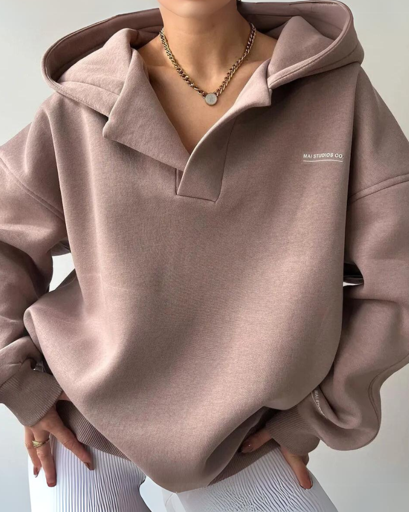 Relaxed Fit Women's Graphic Hoodie Sweatshirt - OutfitLondon