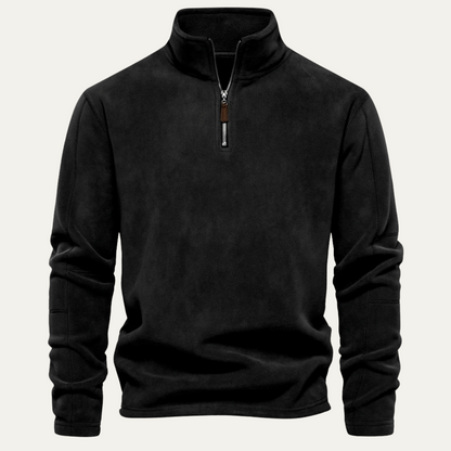 Men's Classic Breathable Quarter Zip Sweater