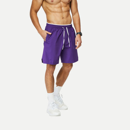 Solid Color Basic Casual Shorts