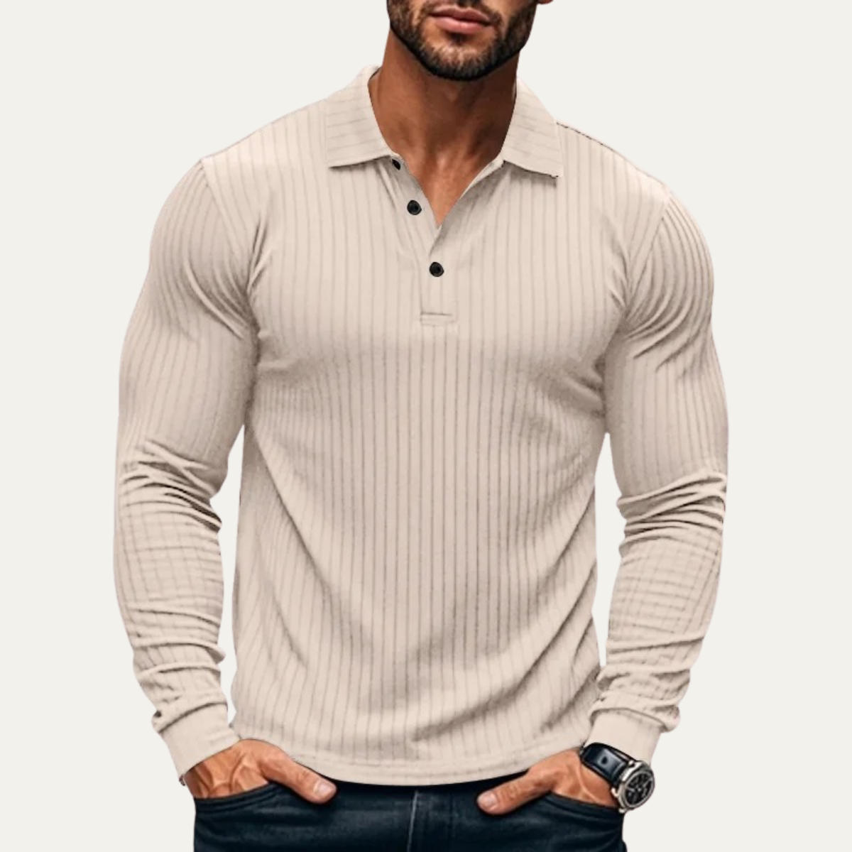 Relaxed Fit Men's Classic Polo Shirt
