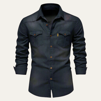 Classic Blue Jeans Shirt for Men
