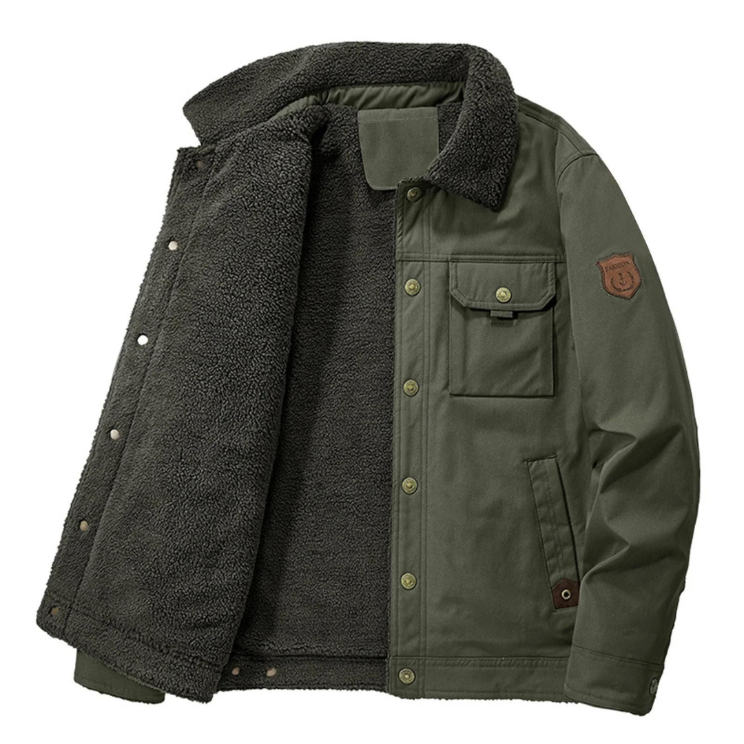 Warm Insulated Men's Winter Coat - OutfitLondon