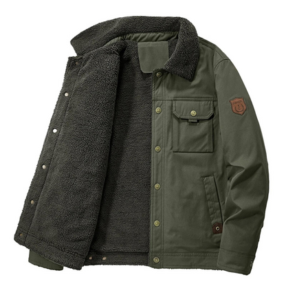 Warm Insulated Men's Winter Coat - OutfitLondon