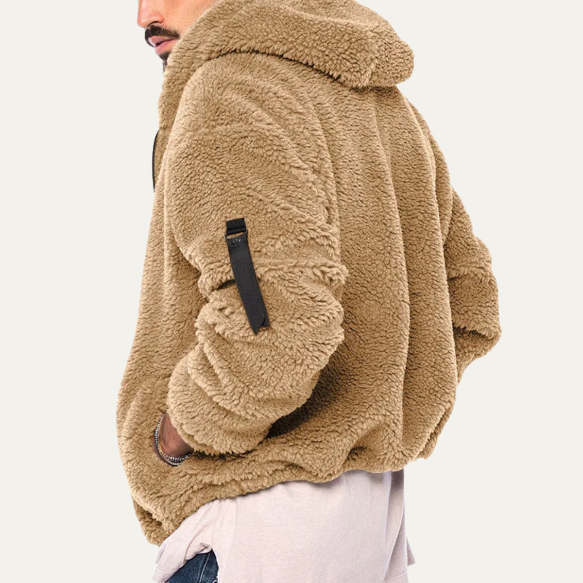 Cozy Men's Thick Reversible Fleece Winter Jacket
