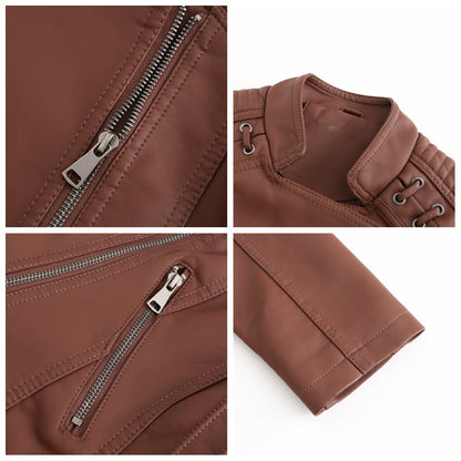 Soft Sheepskin Biker Jacket