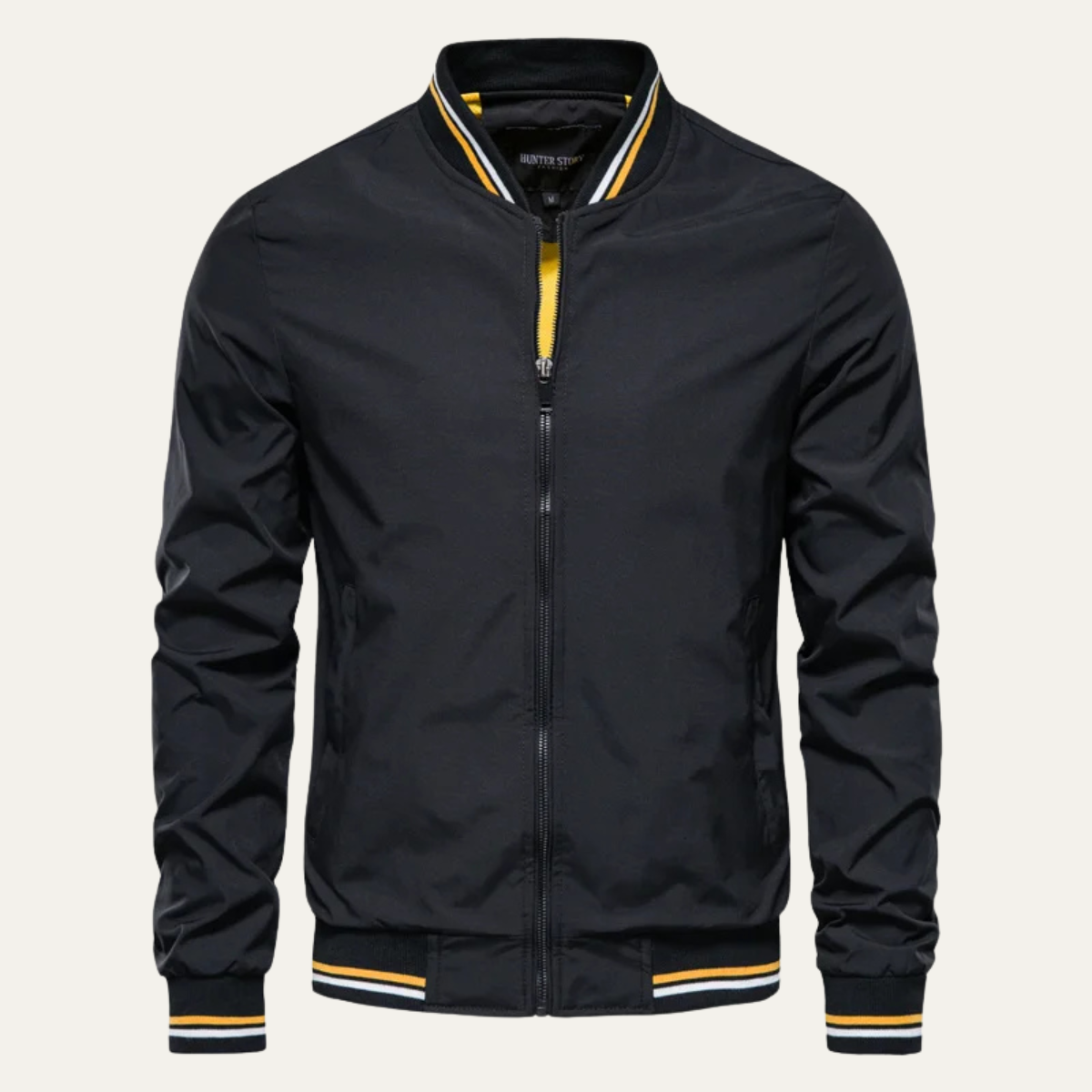 Classic Mens Zipper Lightweight Bomber Jacket - OutfitLondon