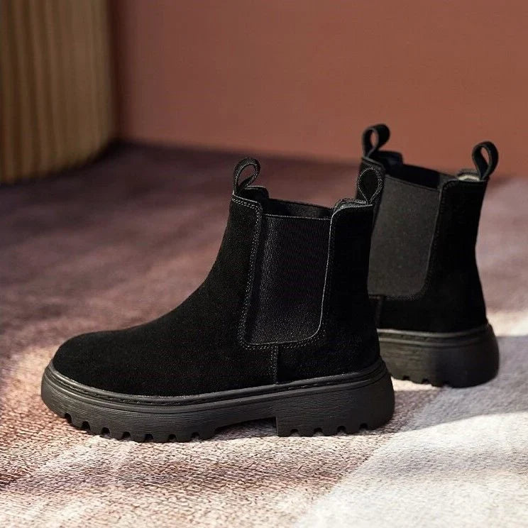 Cozy Faux Fur Insulated Ankle Boots for Women